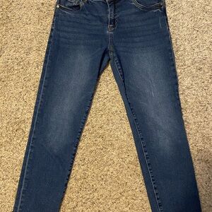 Kut from the Kloth Dark Blue Ankle Jeans